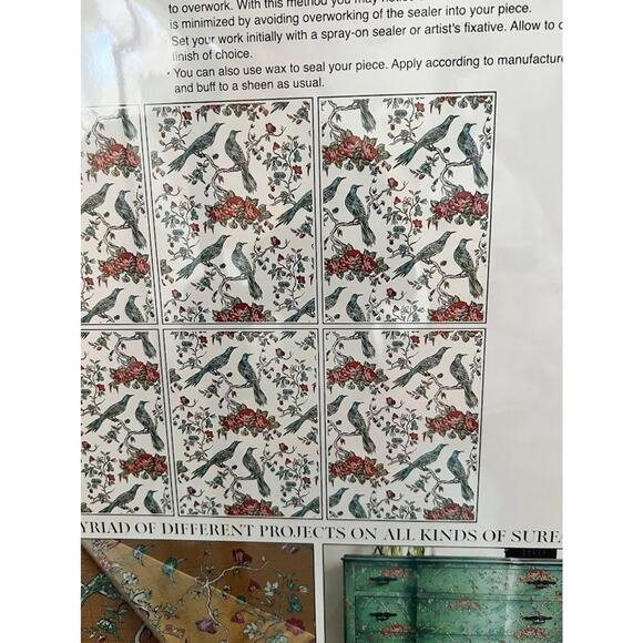 Paradise IOD Paint Inlay - Eight 12" x 16" Sheets - Picture 3 of 3